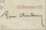 P. Chaudun signature